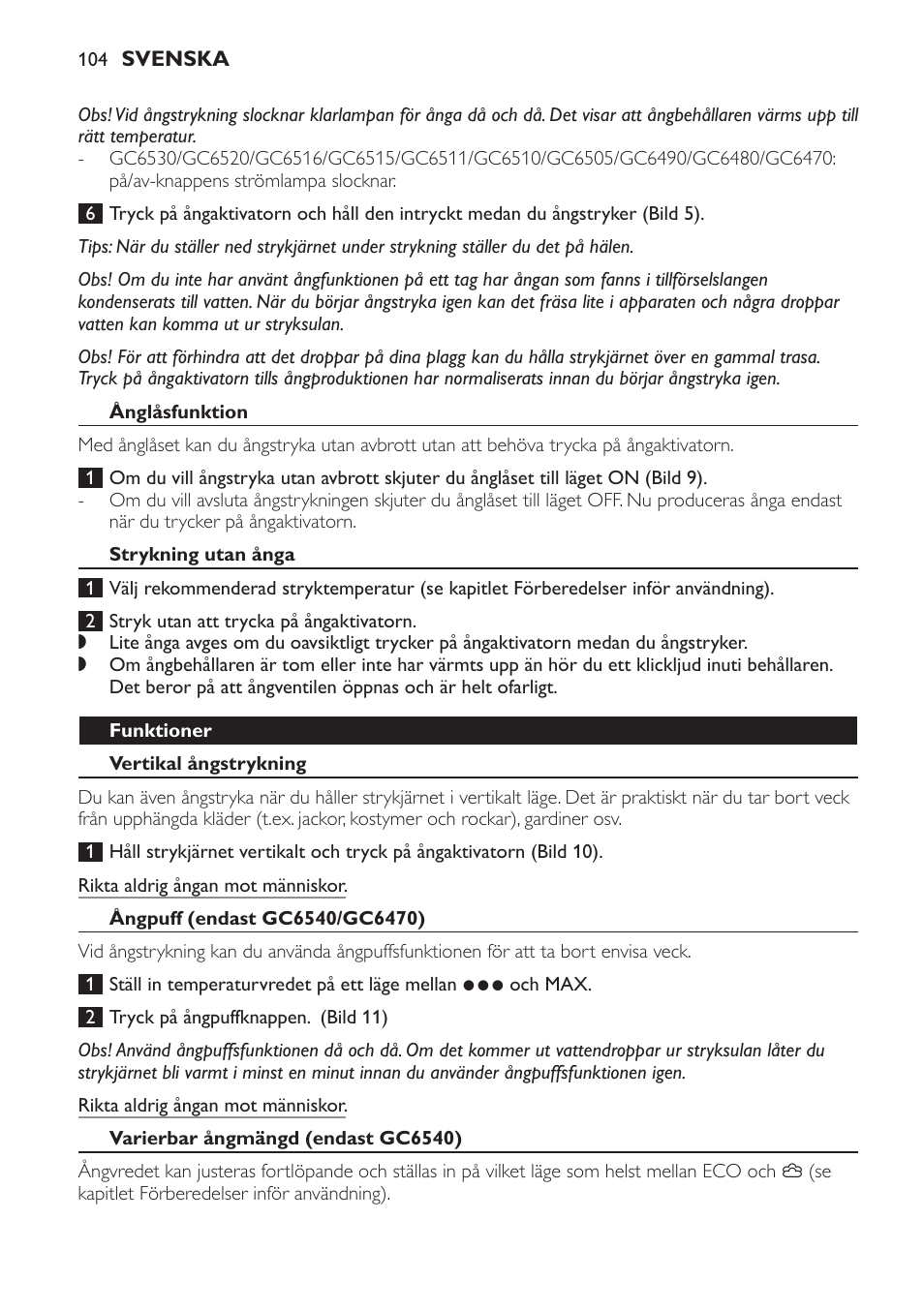 Philips Centrale vapeur haute pression User Manual | Page 104 / 120