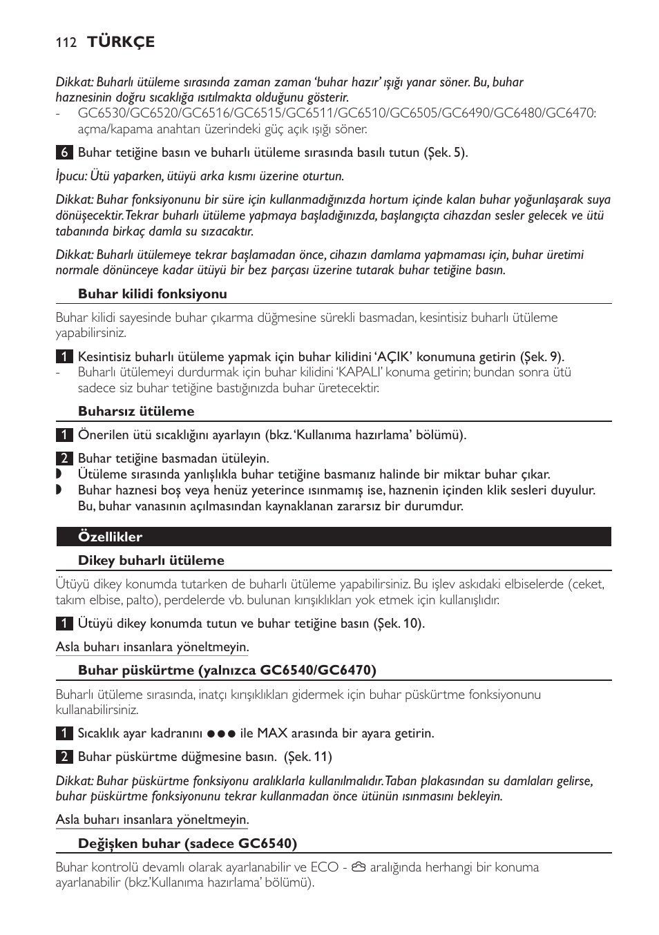 Philips Centrale vapeur haute pression User Manual | Page 112 / 120