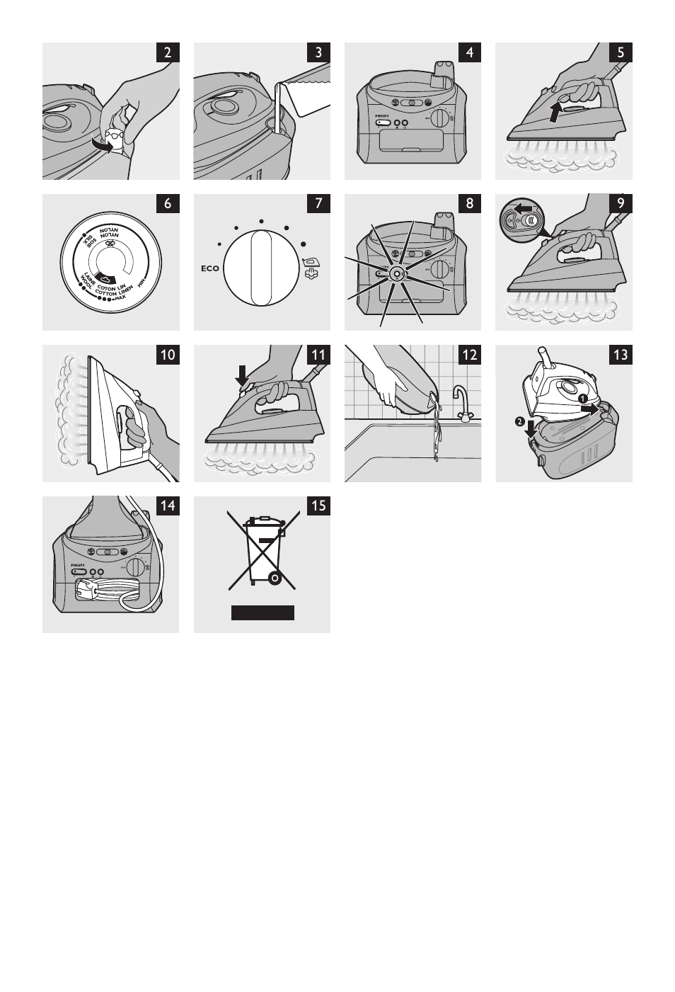 Philips Centrale vapeur haute pression User Manual | Page 118 / 120