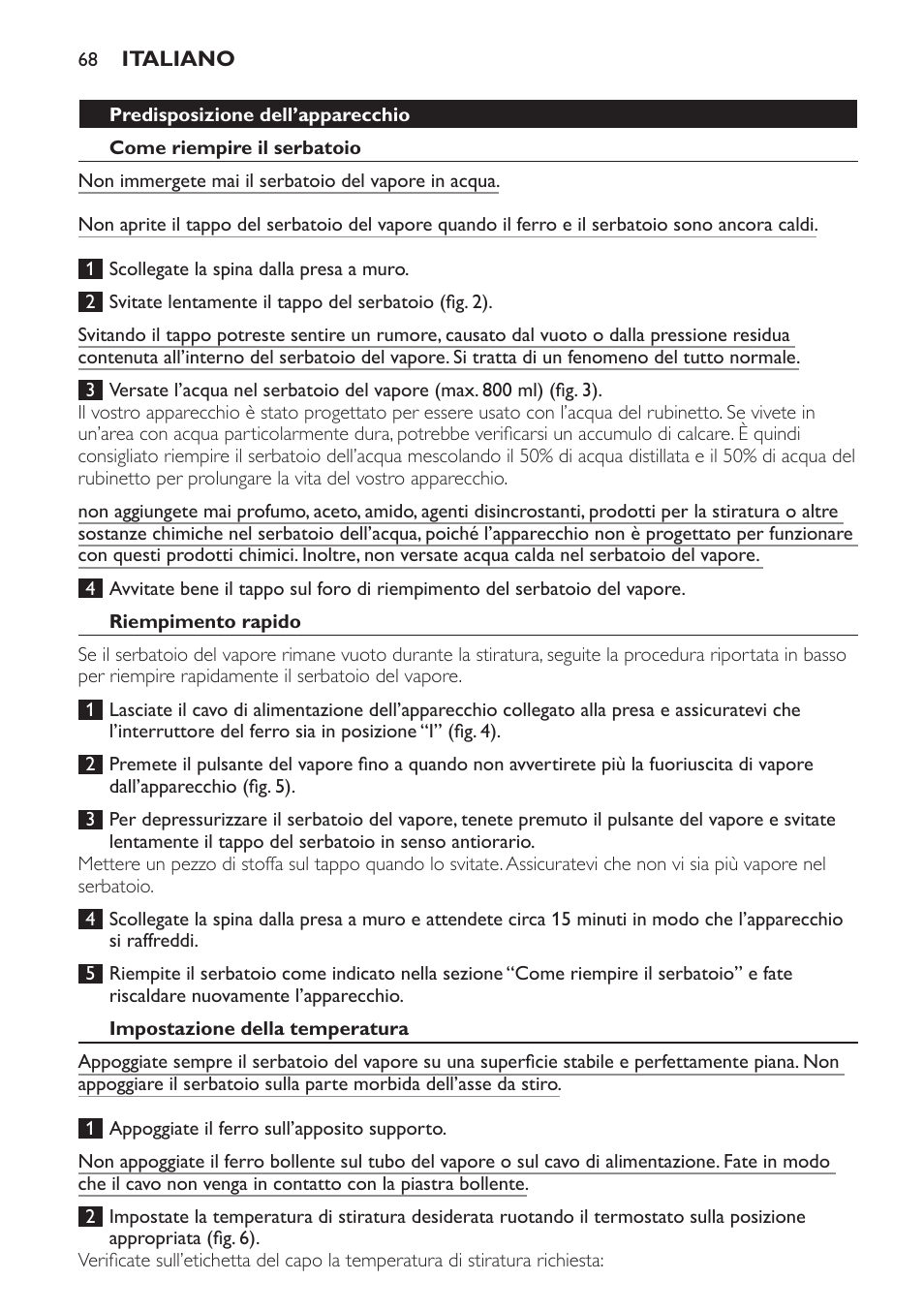 Philips Centrale vapeur haute pression User Manual | Page 68 / 120