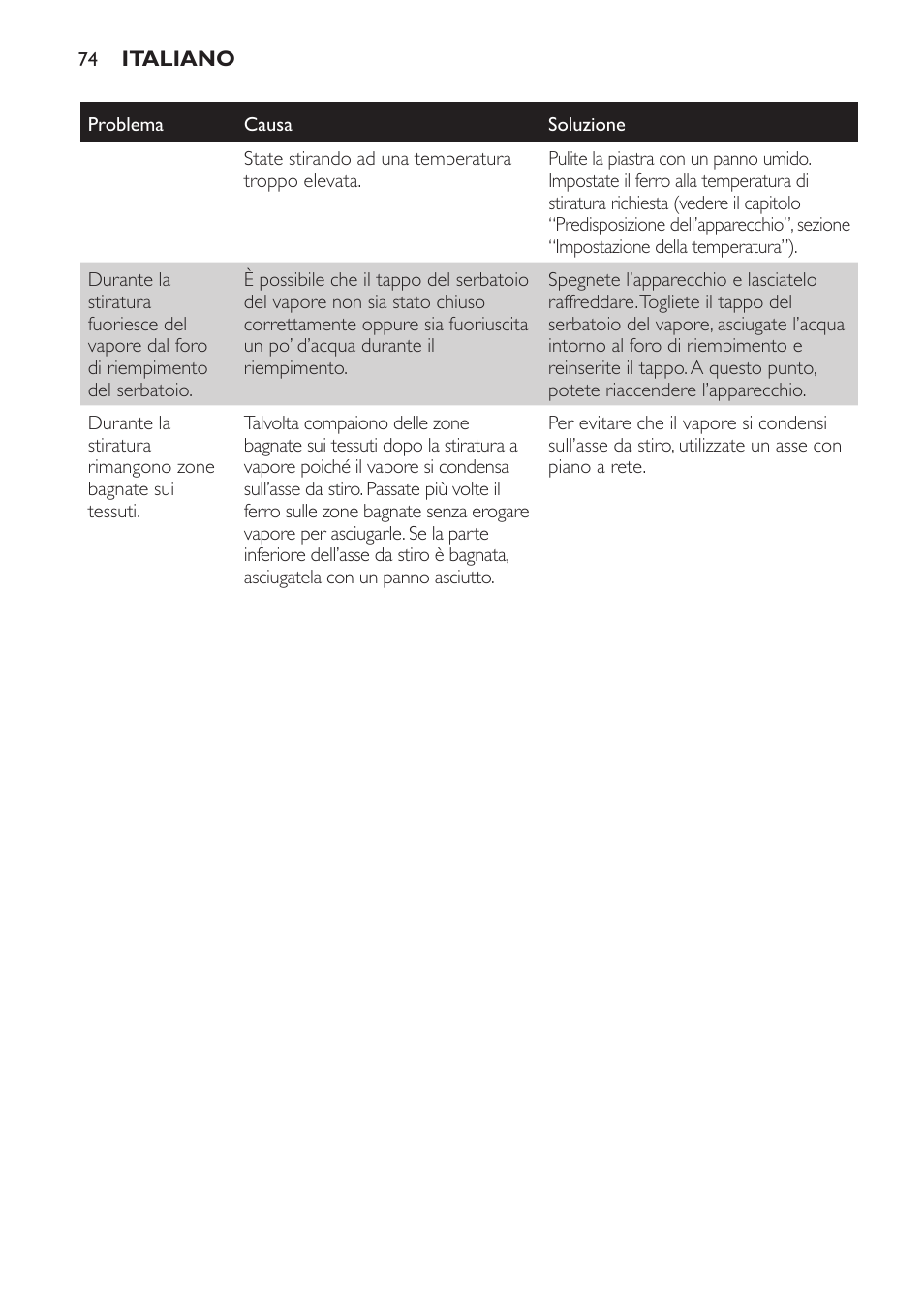 Philips Centrale vapeur haute pression User Manual | Page 74 / 120