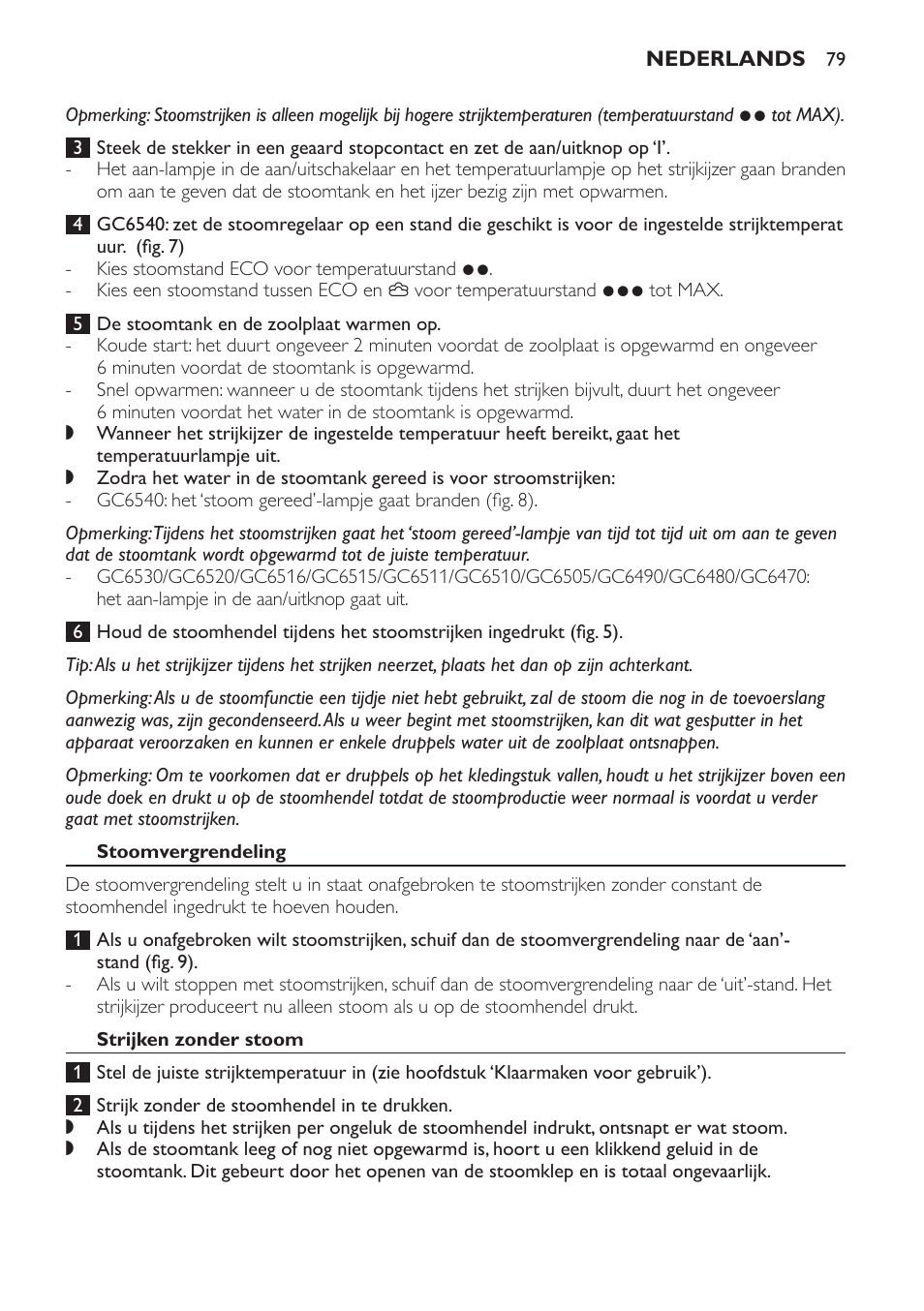 Philips Centrale vapeur haute pression User Manual | Page 79 / 120