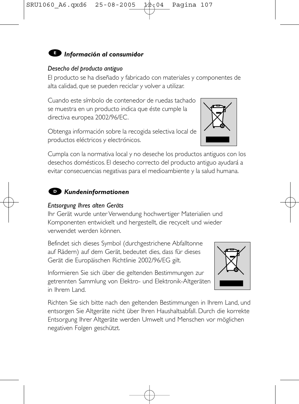 Philips Télécommande universelle User Manual | Page 106 / 111