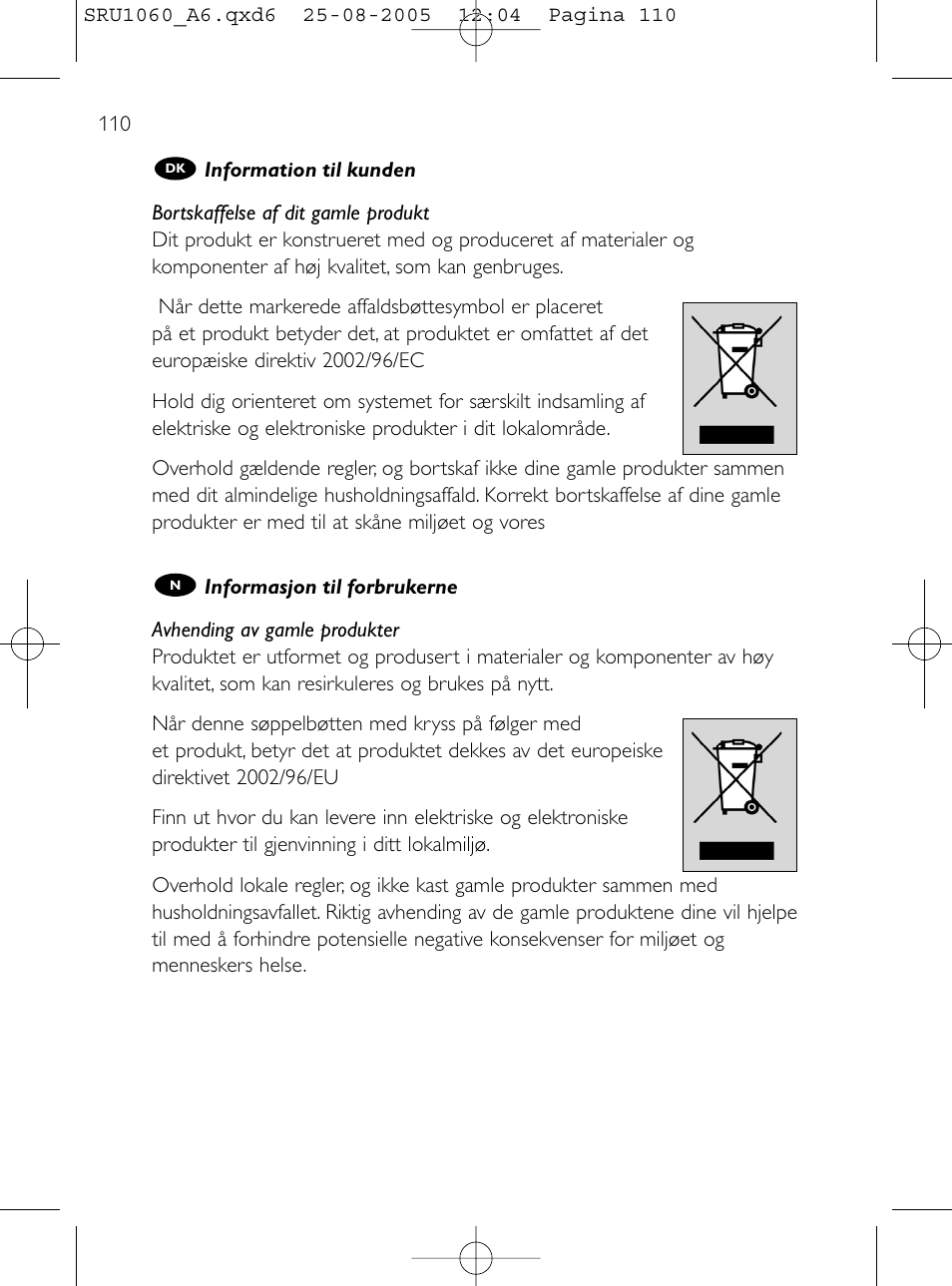 Philips Télécommande universelle User Manual | Page 109 / 111