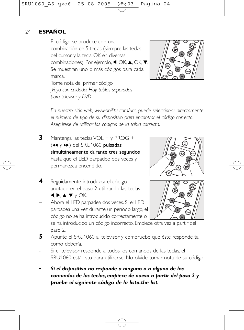 Philips Télécommande universelle User Manual | Page 23 / 111