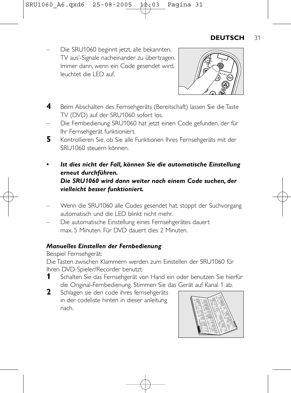 Philips Télécommande universelle User Manual | Page 30 / 111