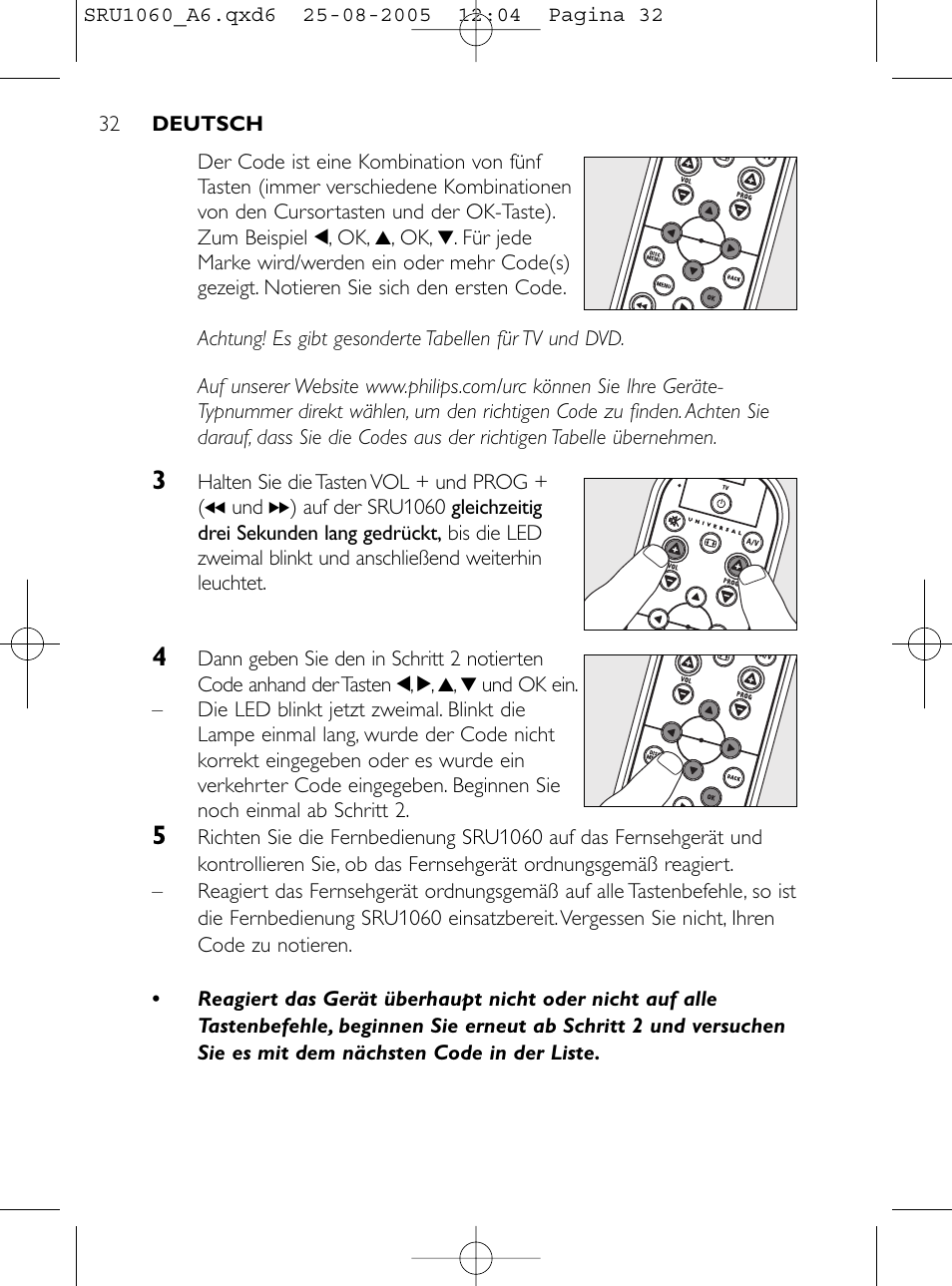 Philips Télécommande universelle User Manual | Page 31 / 111