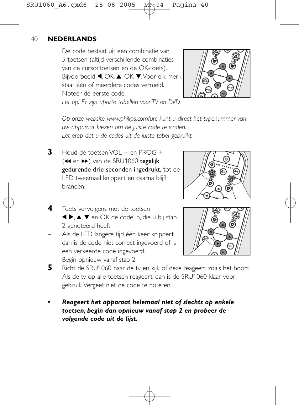 Philips Télécommande universelle User Manual | Page 39 / 111