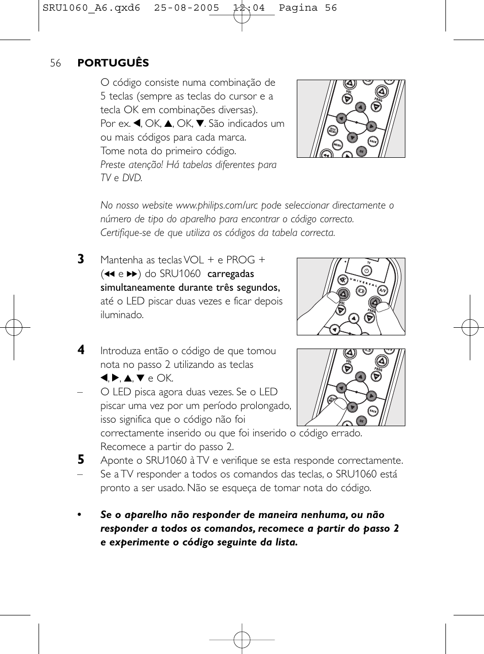 Philips Télécommande universelle User Manual | Page 55 / 111