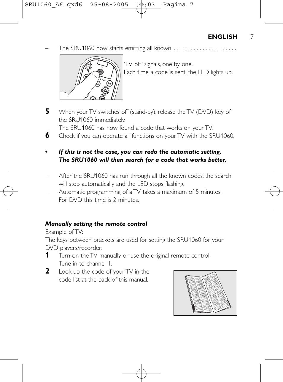 Philips Télécommande universelle User Manual | Page 6 / 111