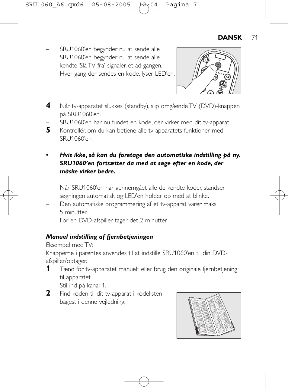 Philips Télécommande universelle User Manual | Page 70 / 111