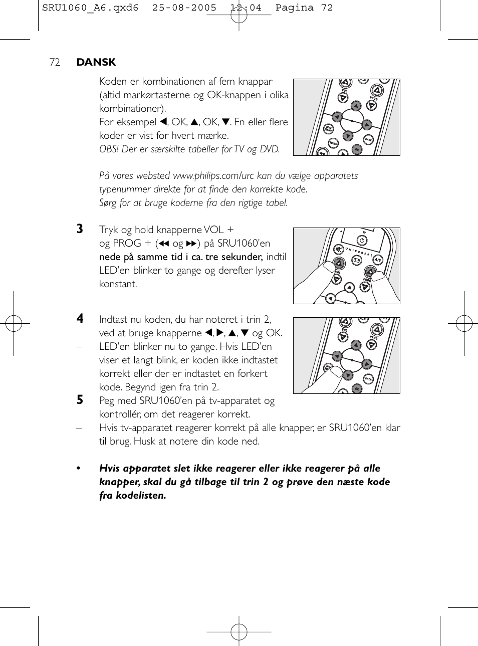 Philips Télécommande universelle User Manual | Page 71 / 111