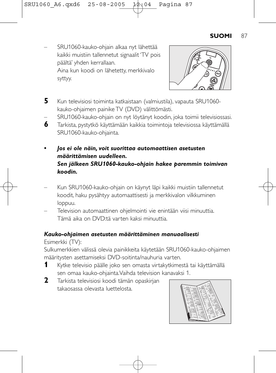 Philips Télécommande universelle User Manual | Page 86 / 111