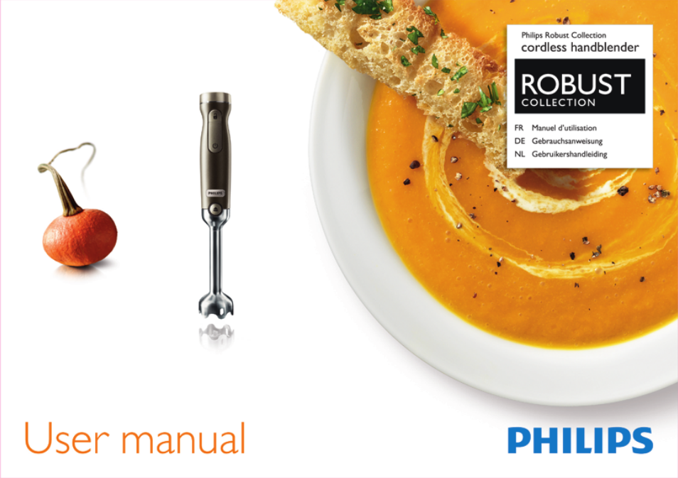 Philips Robust Collection Mixeur plongeant User Manual | 32 pages