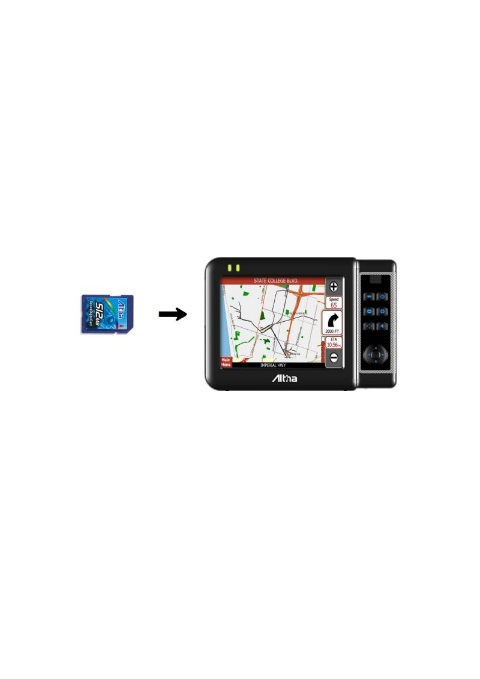 Navigation basics, 1 before you start, Inserting the flash card | Checking the map data, 2 starting gps navigation software | Altina A600 User Manual | Page 24 / 67