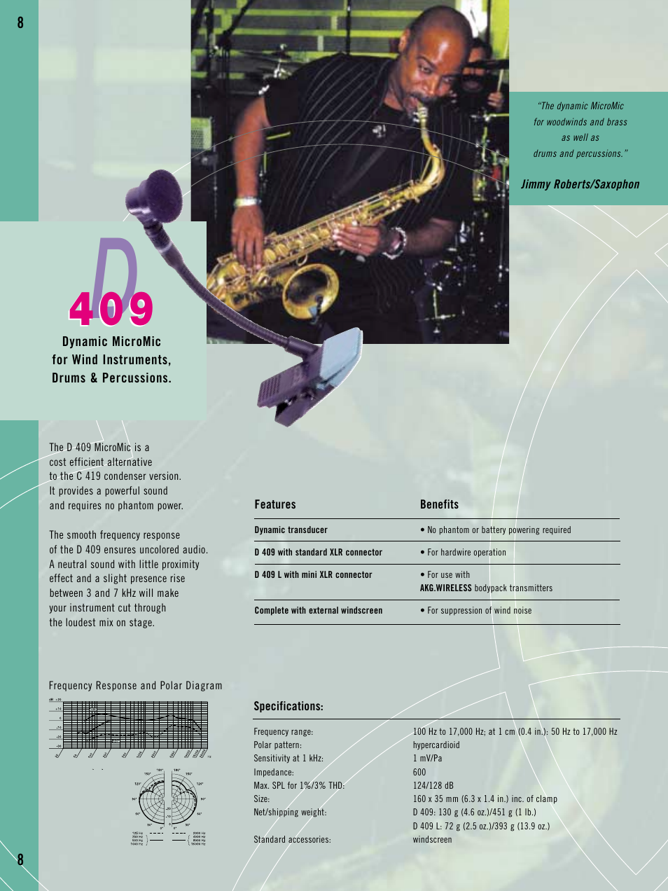 AKG Acoustics C 430 User Manual | Page 8 / 20