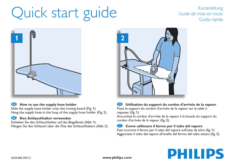 Philips Soin du Linge User Manual | 1 page