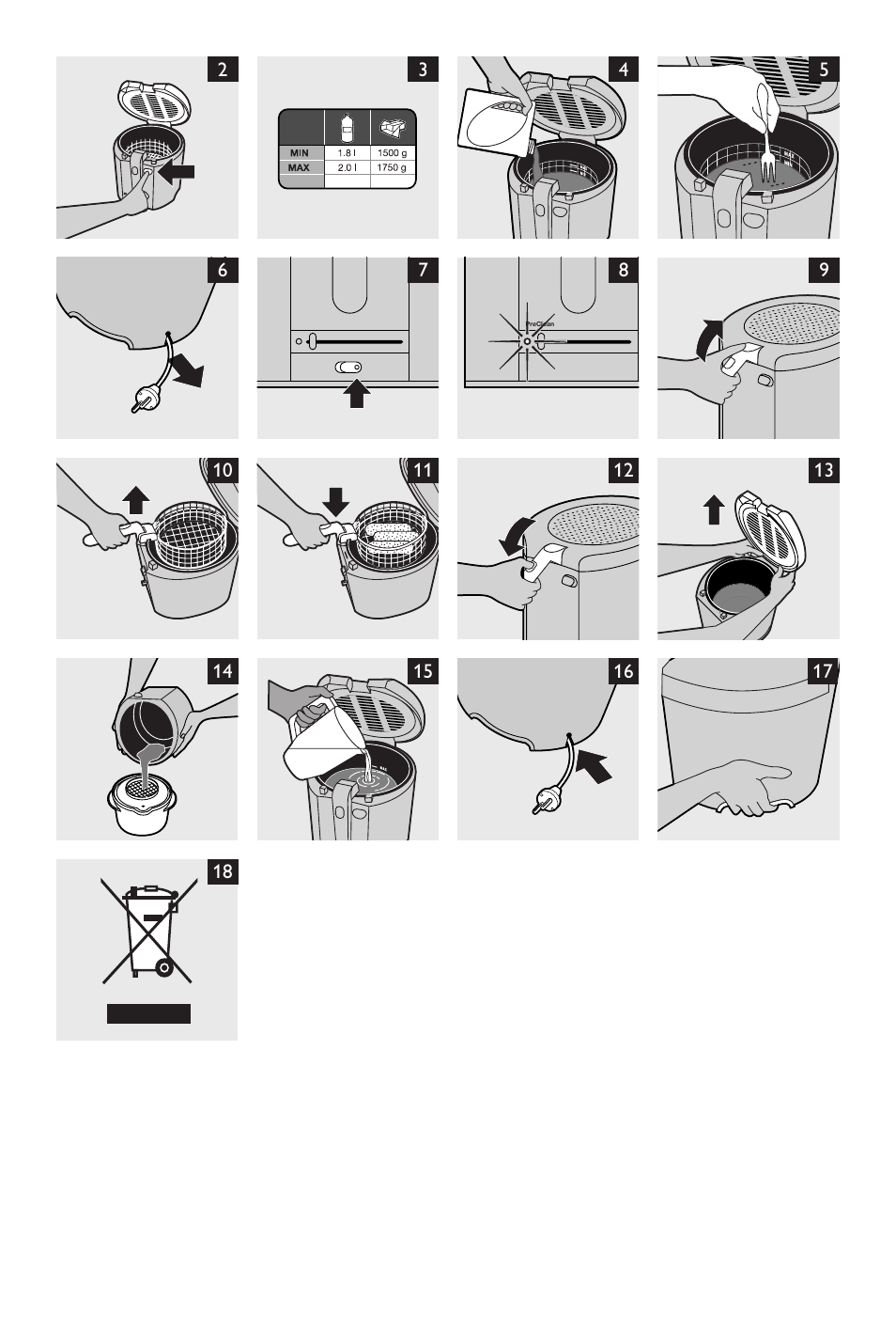 Philips Daily Collection Friteuse User Manual | Page 122 / 124