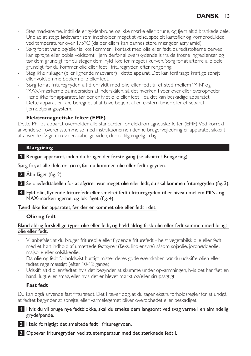 Philips Daily Collection Friteuse User Manual | Page 13 / 124