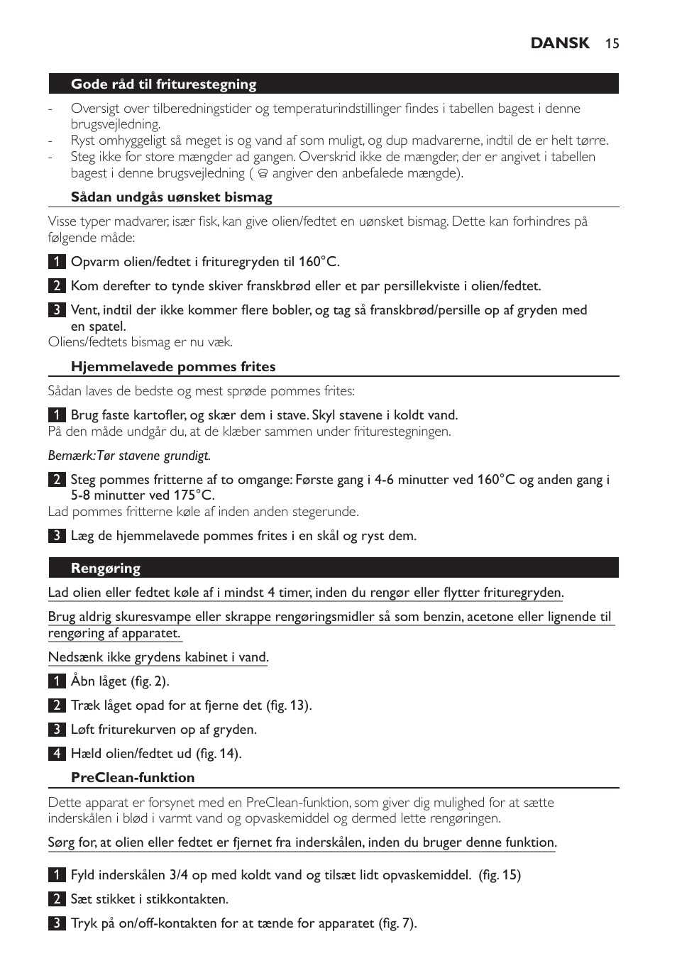 Philips Daily Collection Friteuse User Manual | Page 15 / 124