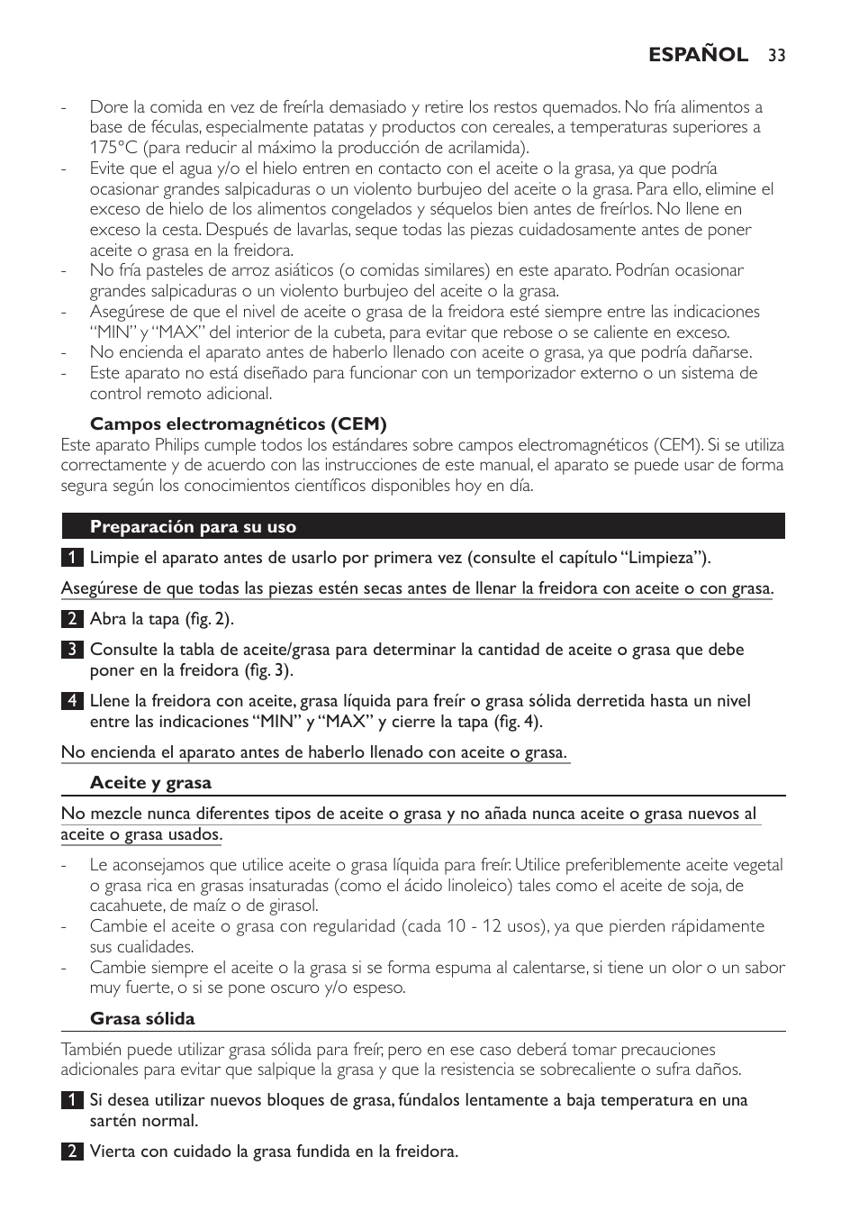 Philips Daily Collection Friteuse User Manual | Page 33 / 124