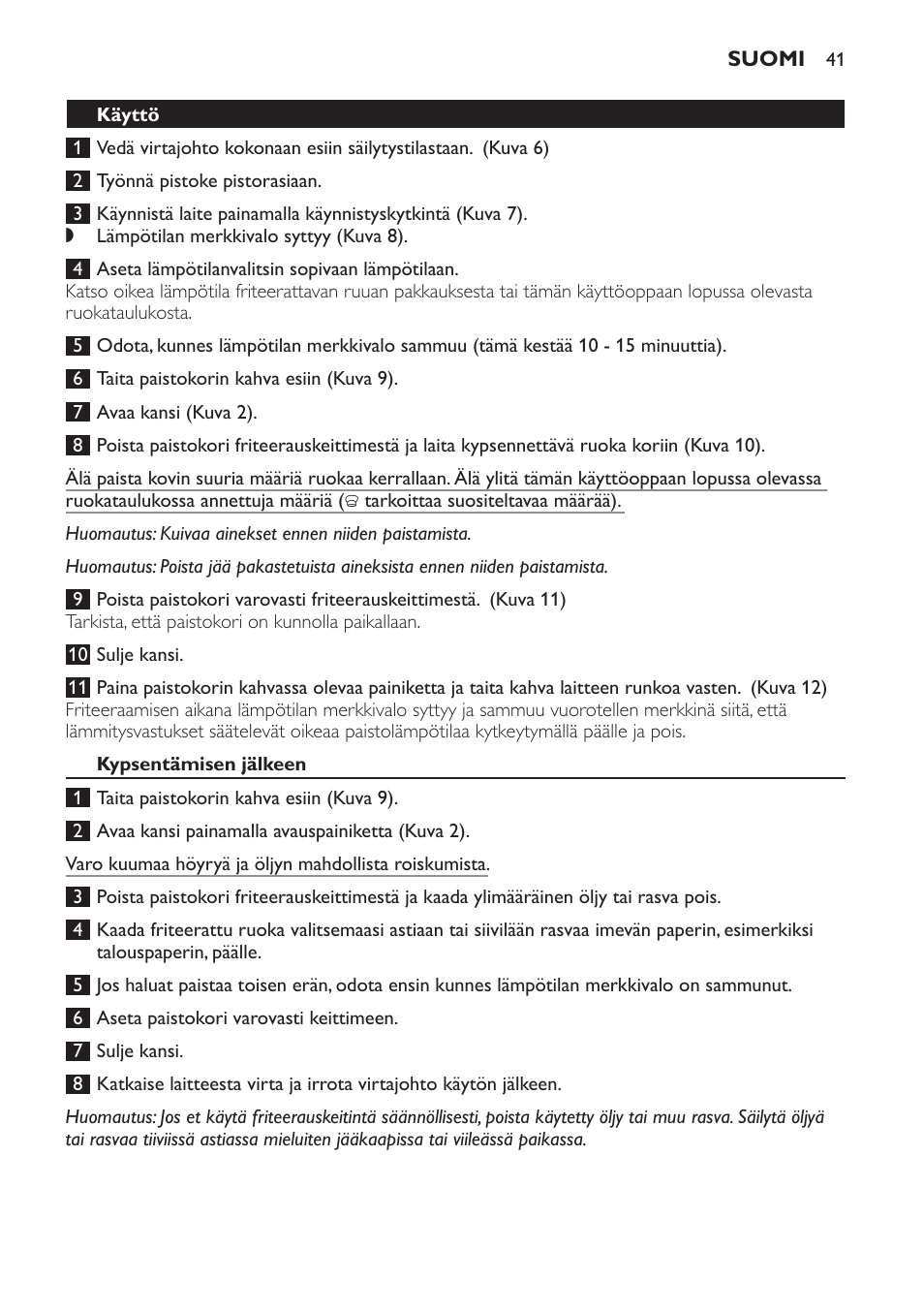 Philips Daily Collection Friteuse User Manual | Page 41 / 124