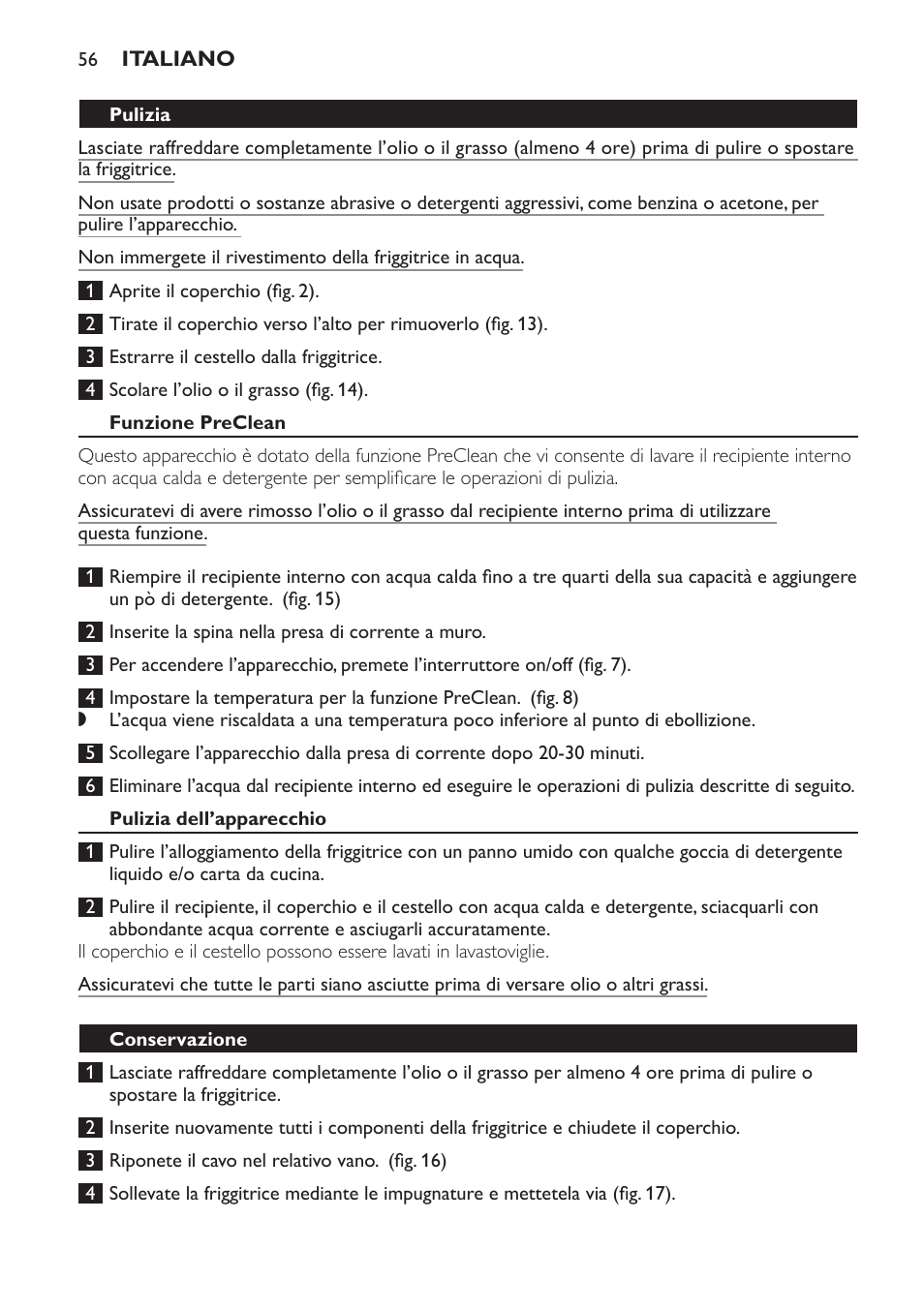 Philips Daily Collection Friteuse User Manual | Page 56 / 124