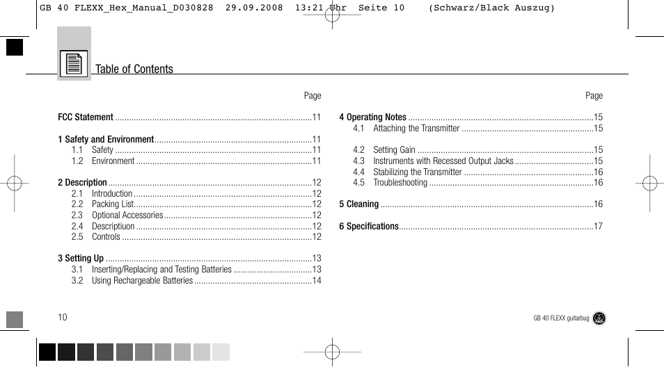 AKG Acoustics FLEXX GUITARBUG GB 40 User Manual | Page 10 / 52