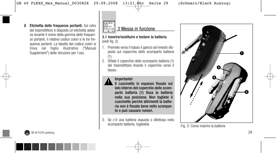 AKG Acoustics FLEXX GUITARBUG GB 40 User Manual | Page 29 / 52