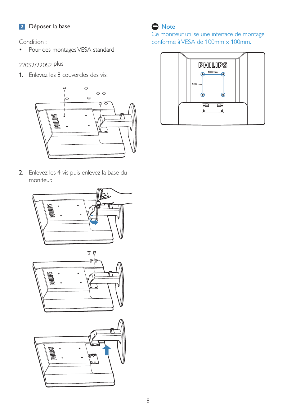 220s2 | Philips Brilliance Moniteur LCD avec SmartImage User Manual | Page 10 / 53