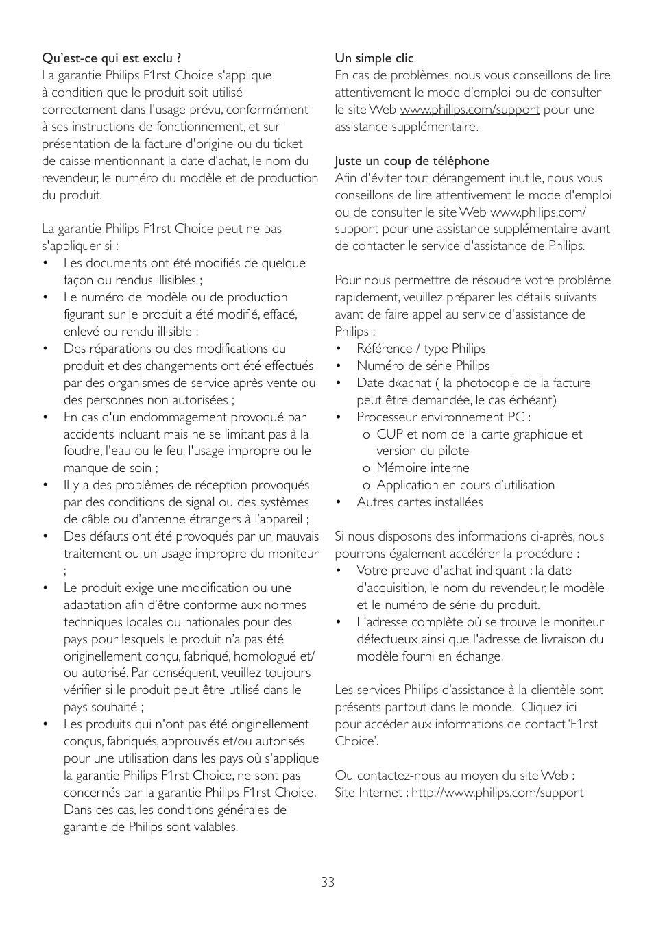 Philips Brilliance Moniteur LCD avec SmartImage User Manual | Page 35 / 53