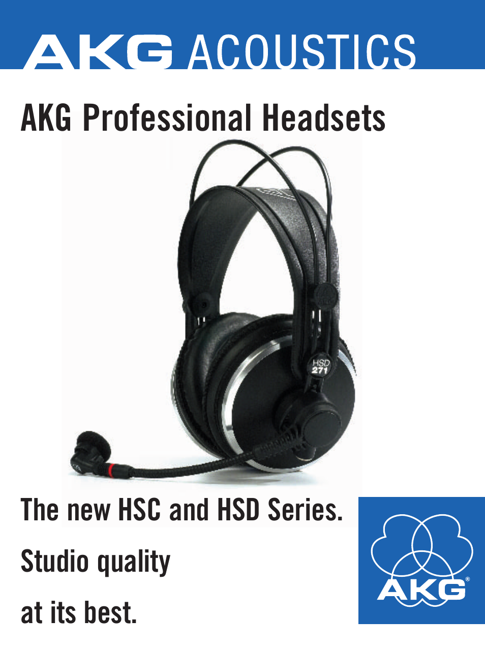 AKG Acoustics HSD Series User Manual | 4 pages