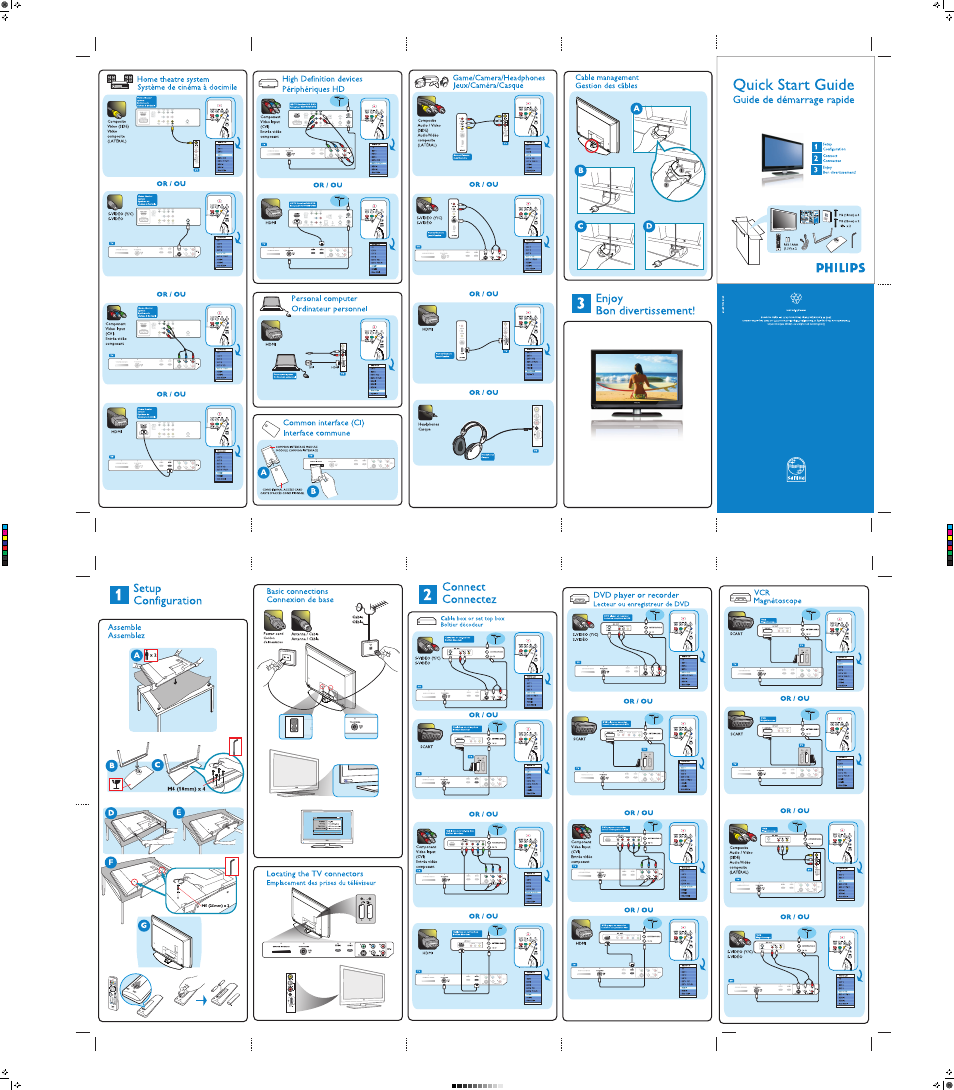 Philips Téléviseur User Manual | 1 page