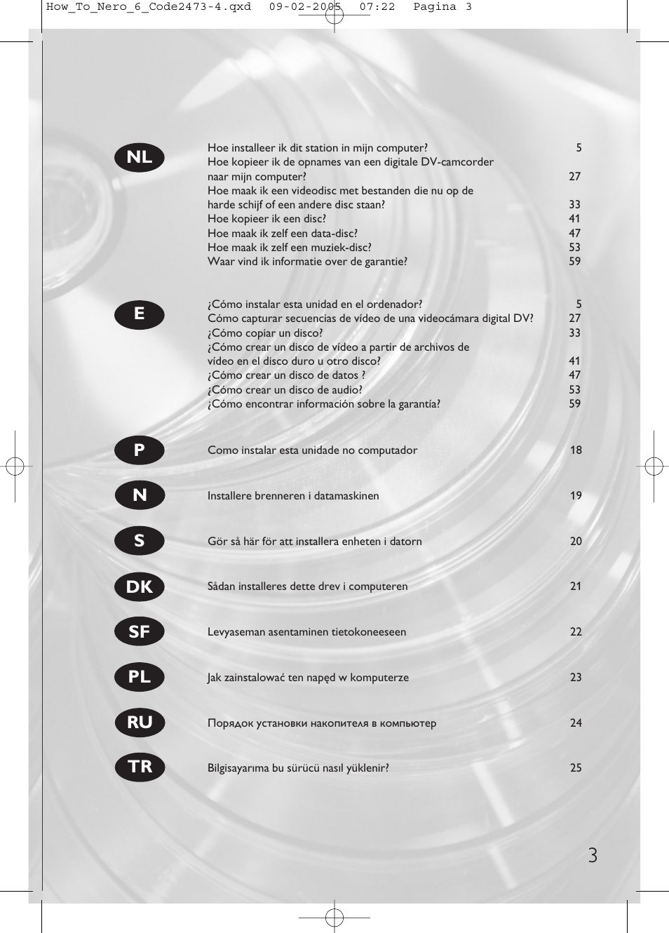 Philips Lecteur interne User Manual | Page 3 / 68