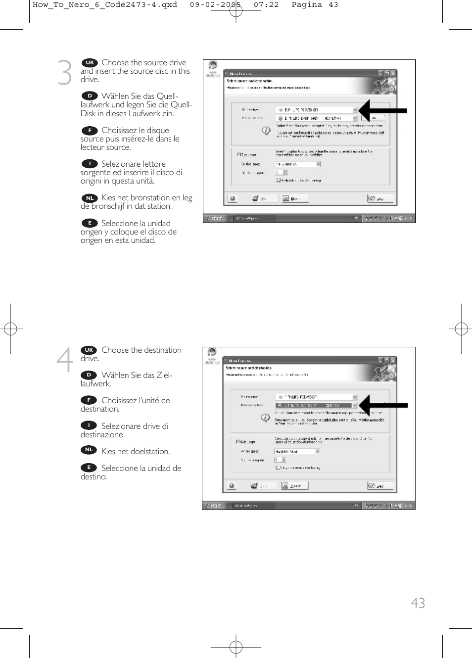 Philips Lecteur interne User Manual | Page 43 / 68