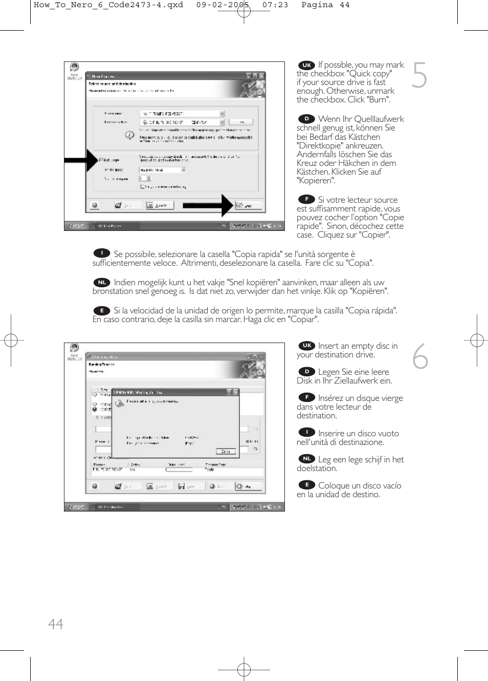 Philips Lecteur interne User Manual | Page 44 / 68