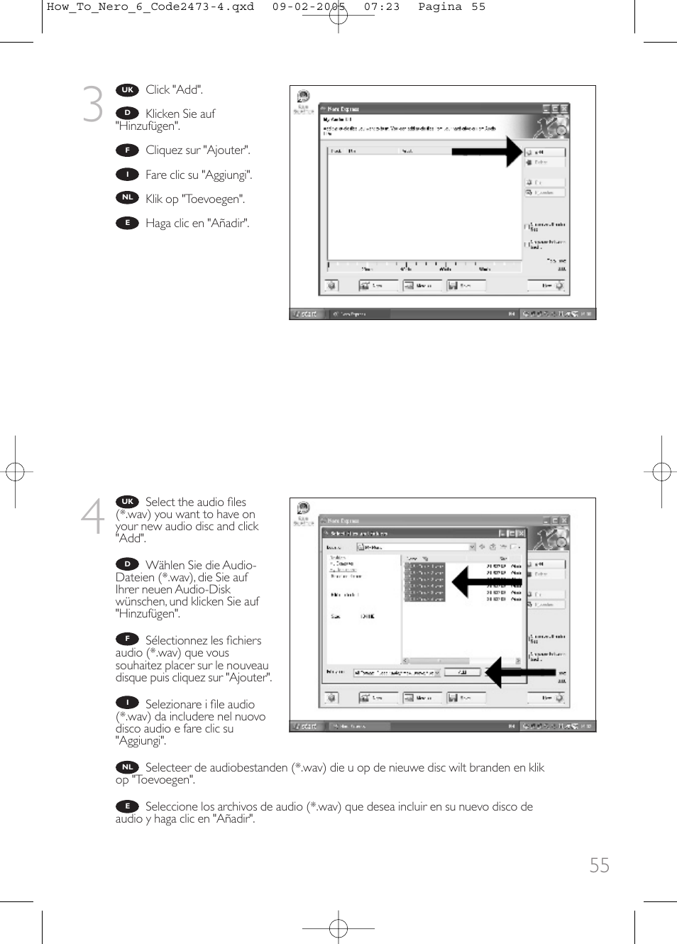 Philips Lecteur interne User Manual | Page 55 / 68