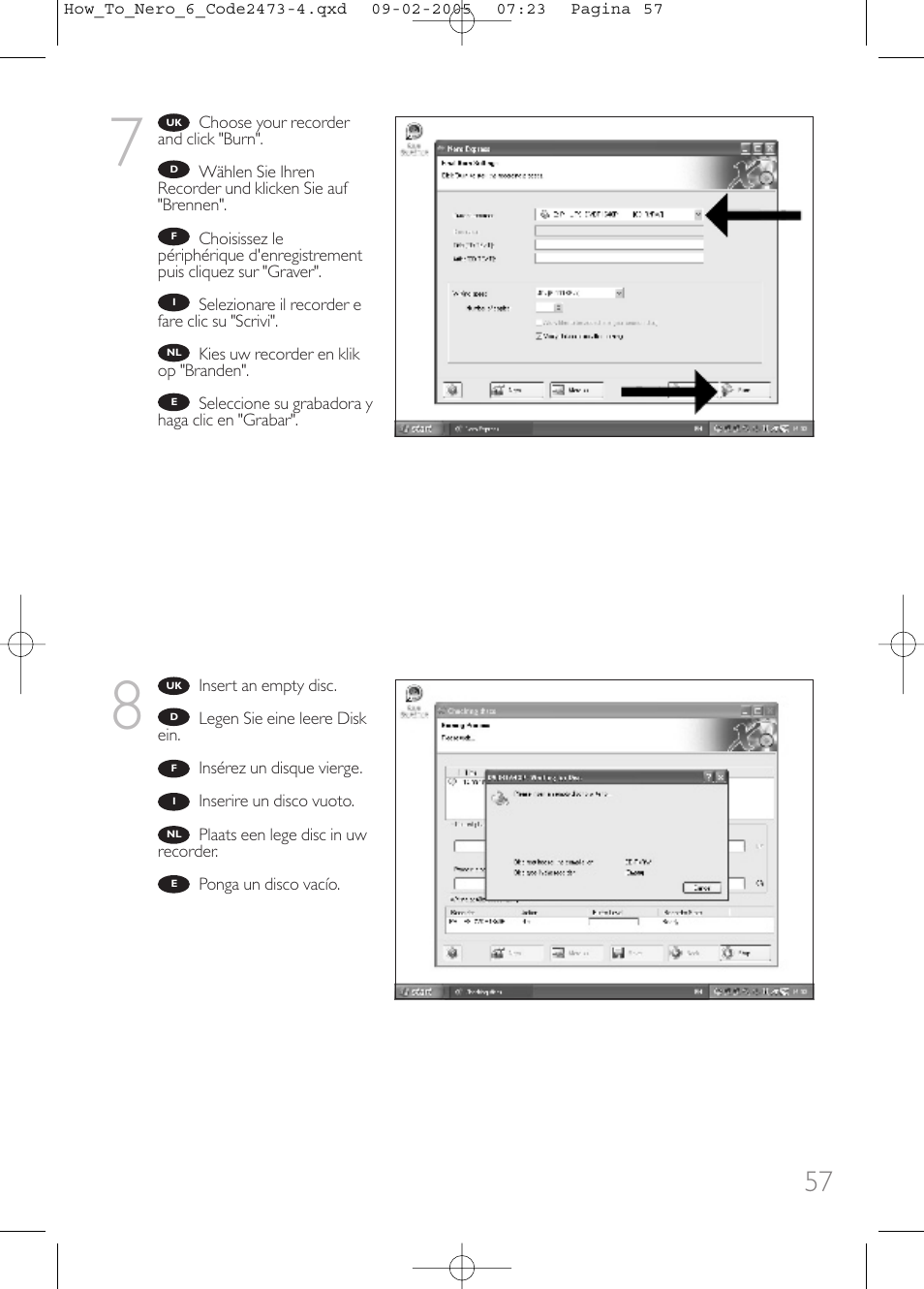 Philips Lecteur interne User Manual | Page 57 / 68