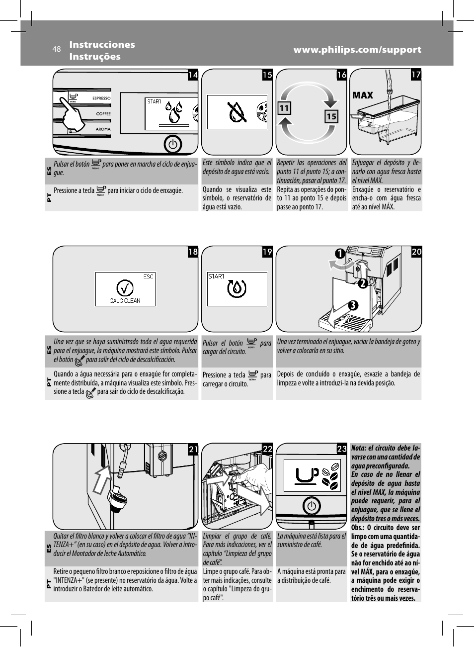 Philips Saeco Minuto Machine espresso Super Automatique User Manual | Page 48 / 56