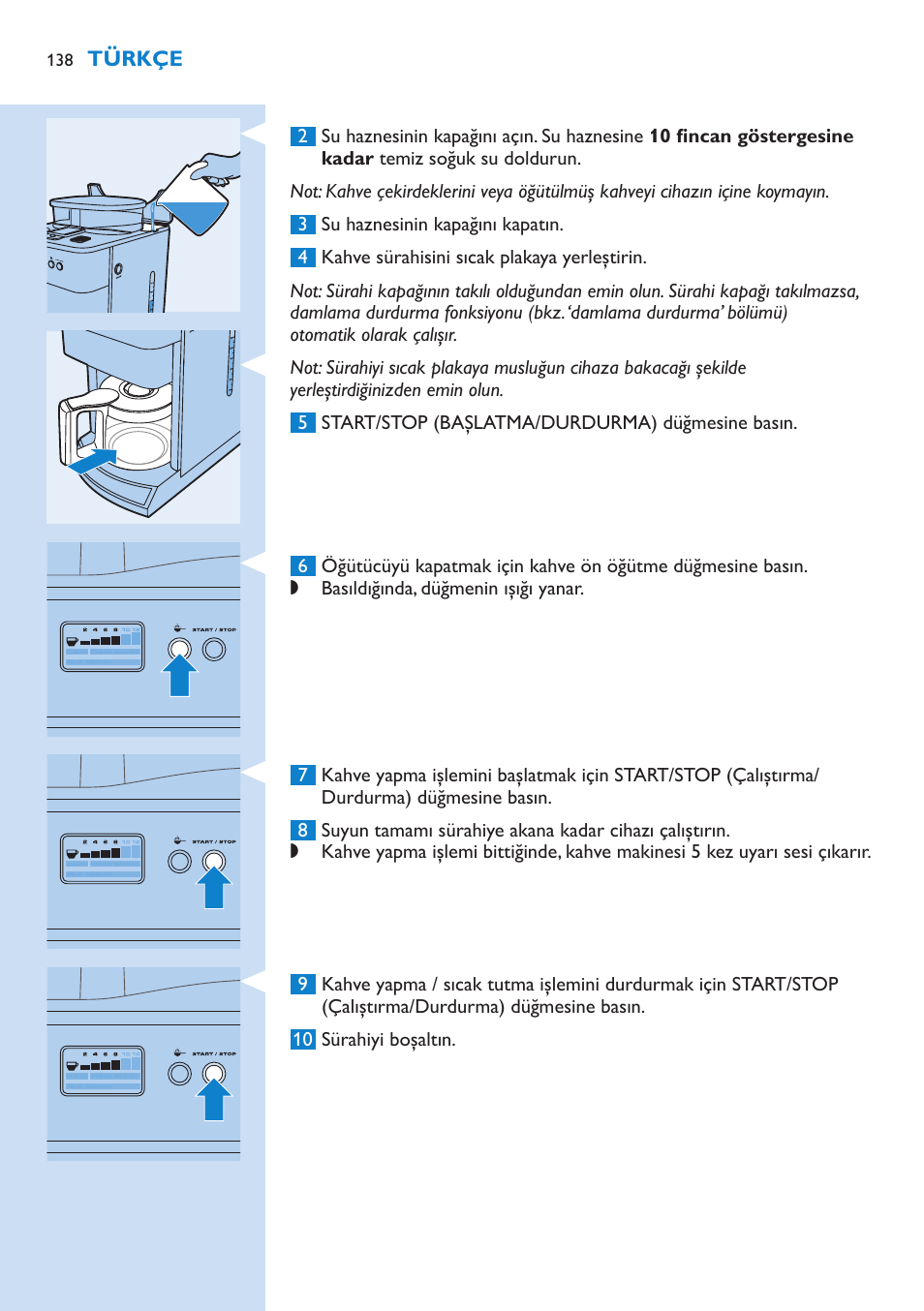 Philips Grind & Brew Cafetière User Manual | Page 138 / 150