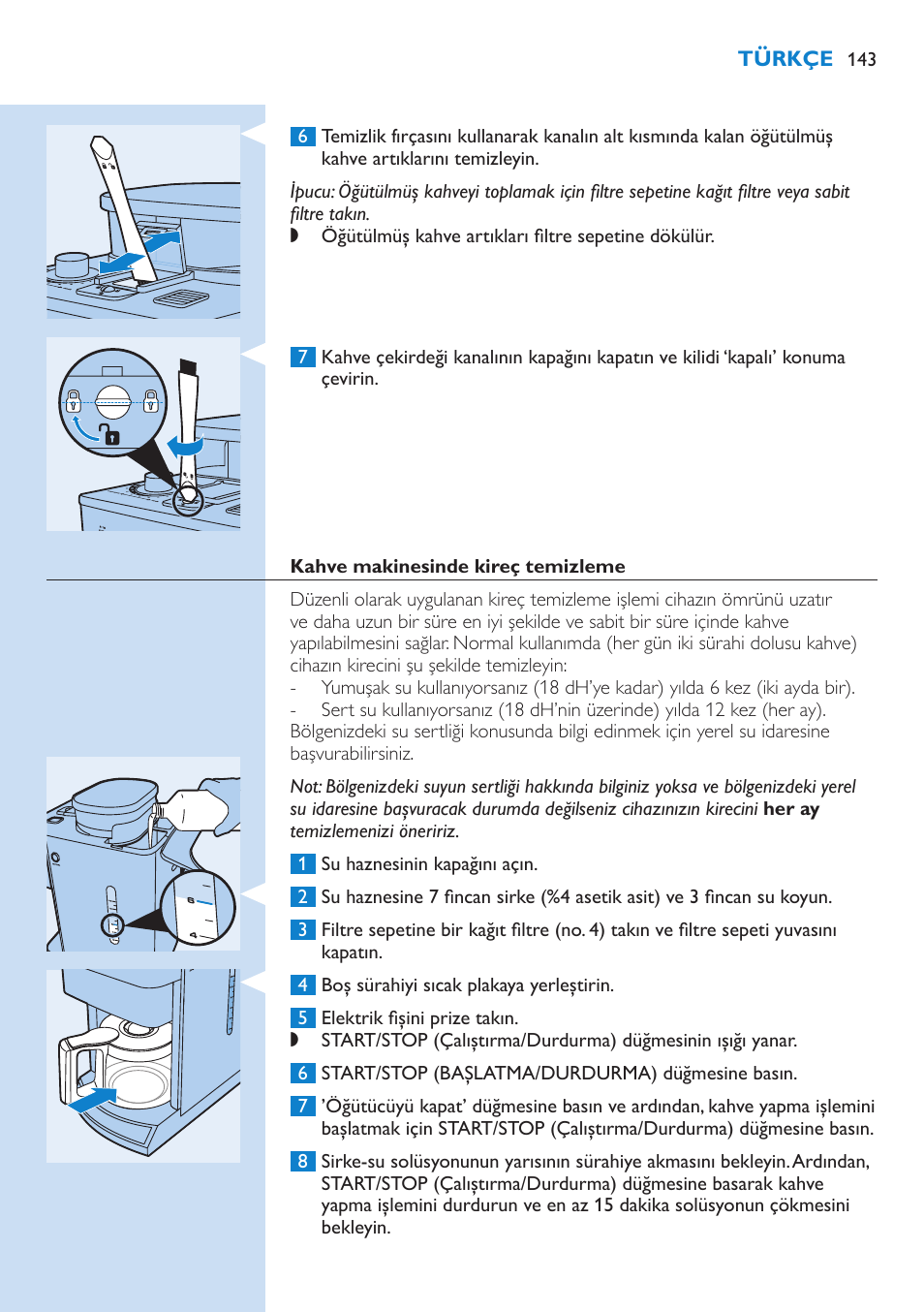 Philips Grind & Brew Cafetière User Manual | Page 143 / 150