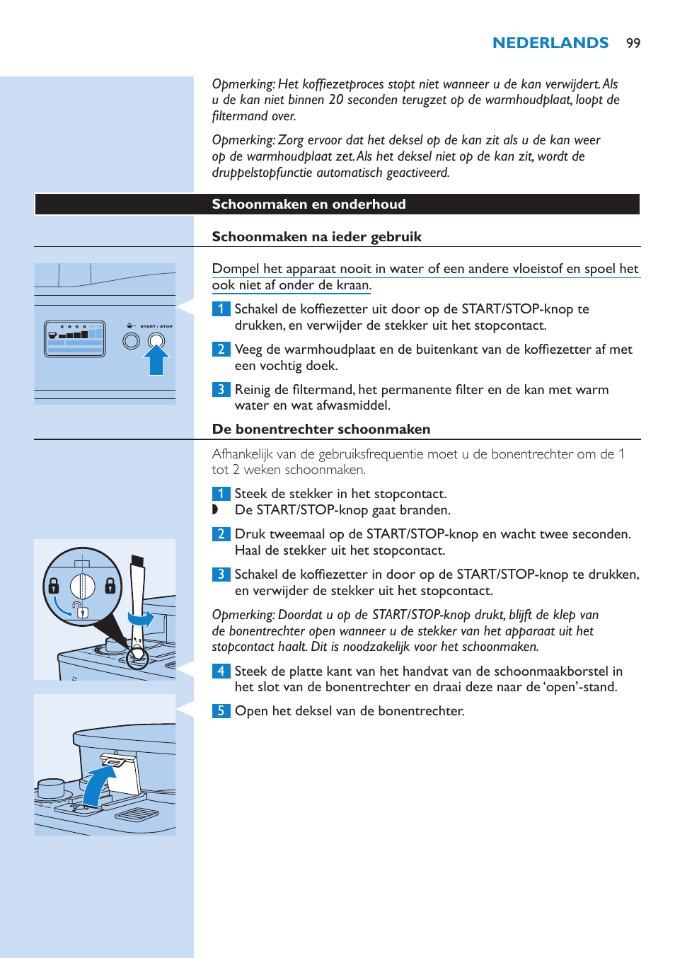 Philips Grind & Brew Cafetière User Manual | Page 99 / 150