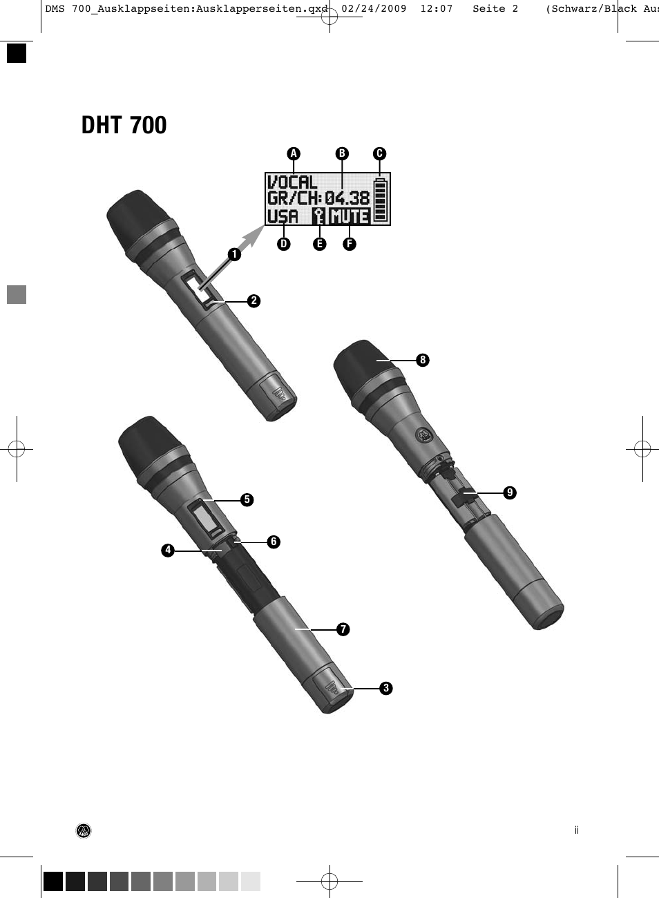 Dht 700 | AKG Acoustics DMS700 User Manual | Page 115 / 118