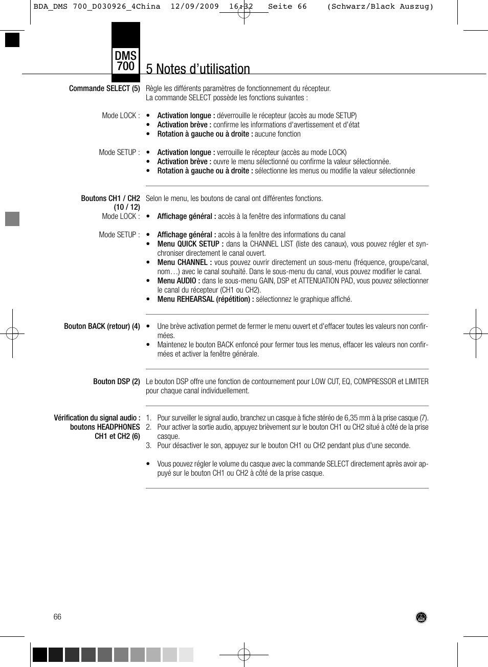 Dms 700 | AKG Acoustics DMS700 User Manual | Page 66 / 118