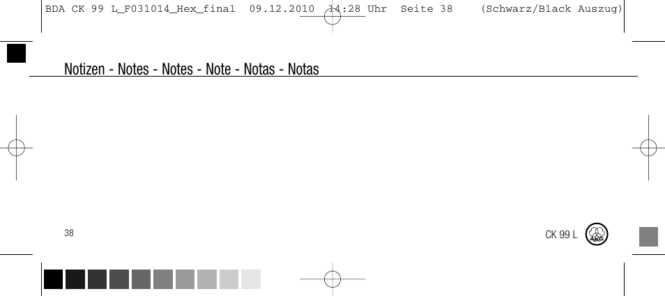 AKG Acoustics CK99L User Manual | Page 38 / 40