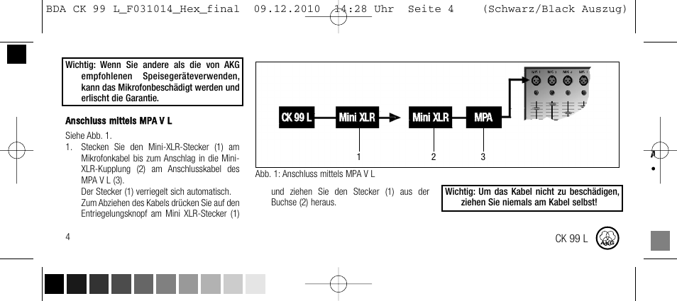 3 anwendung | AKG Acoustics CK99L User Manual | Page 4 / 40