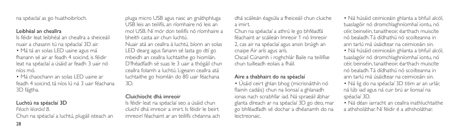 Philips Lunettes 3D Active User Manual | Page 28 / 82