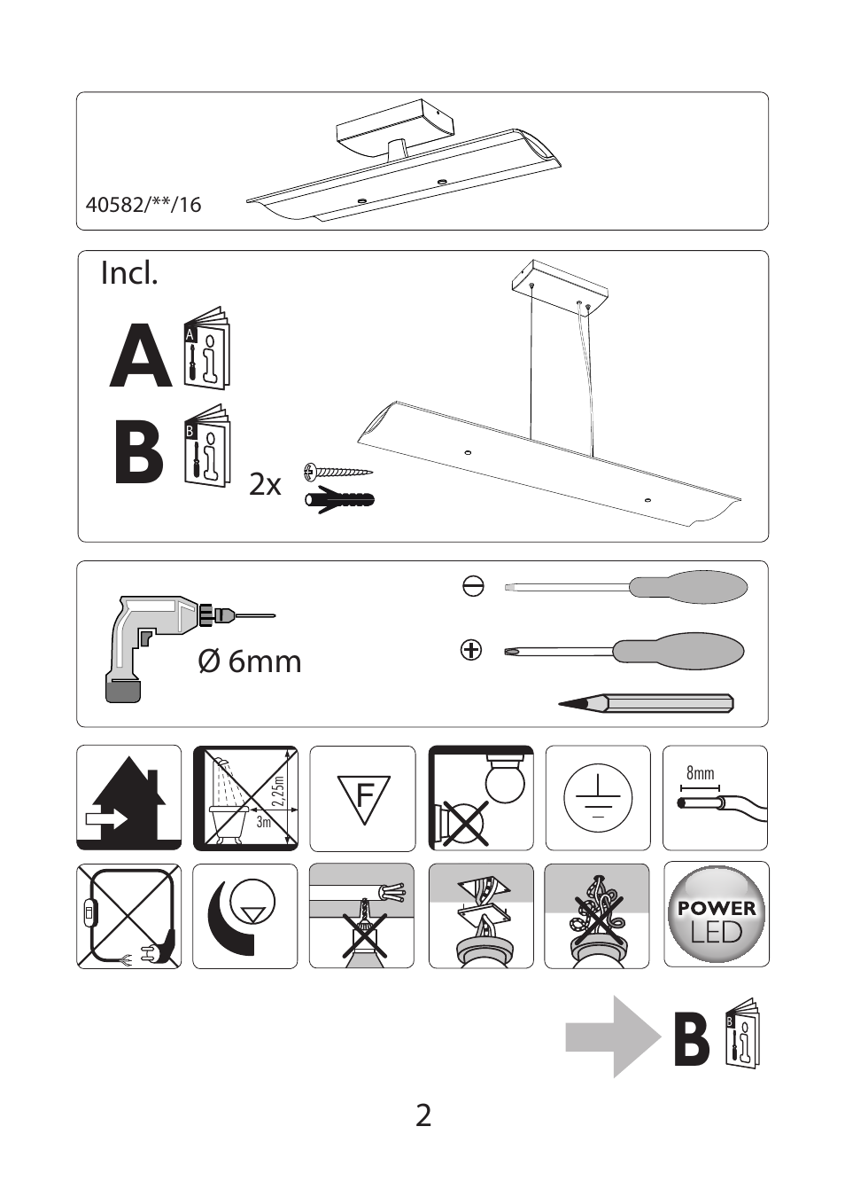 A e b i | Philips InStyle Suspension User Manual | Page 2 / 8
