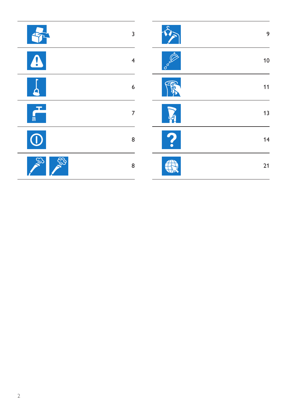 Philips QuickTouch Défroisseur User Manual | Page 2 / 24