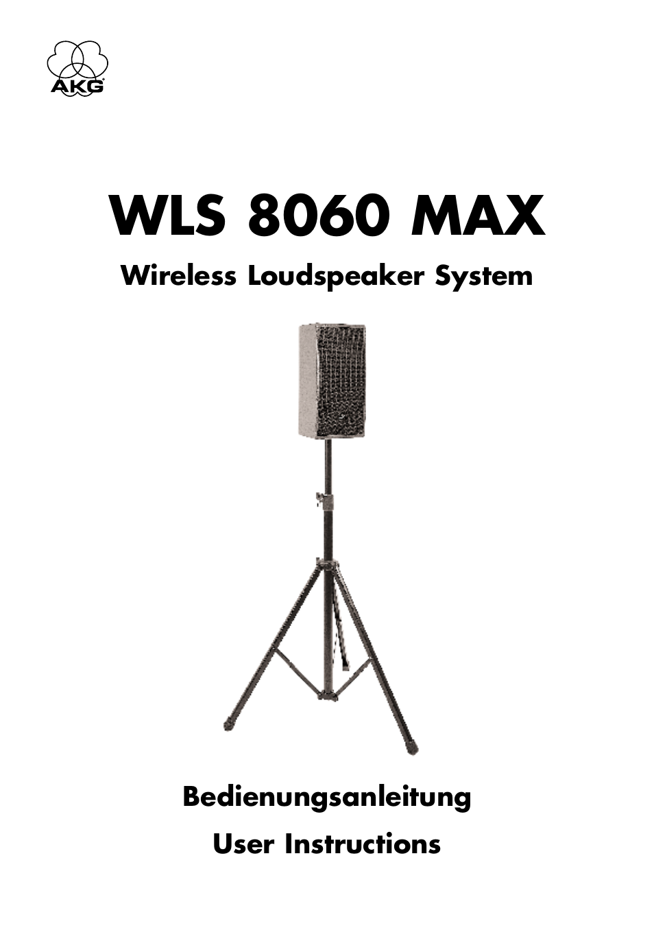 AKG Acoustics WLS 8060 MAX User Manual | 12 pages